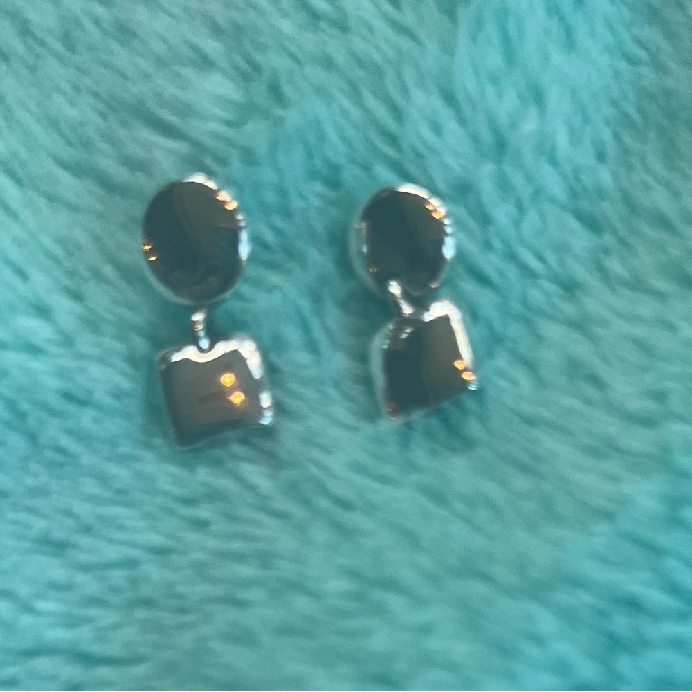 Sterling silver dangle earrings